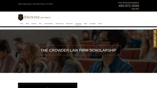 The Crowder Law Firm Scholarship