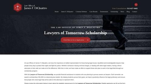 The Law Offices of James F. DiQuattro Lawyers of Tomorrow Scholarship