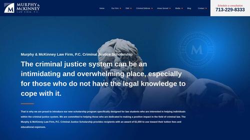 Murphy & McKinney Law Firm, P.C. Criminal Justice Scholarship