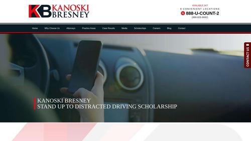 Kanoski Bresney Stand Up to Distracted Driving Scholarship