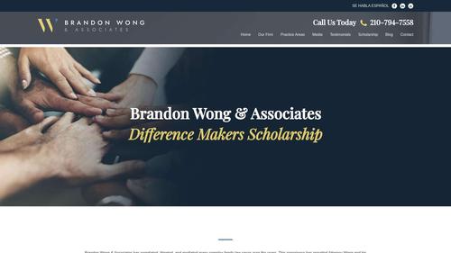 Brandon Wong & Associates Difference Makers Scholarship