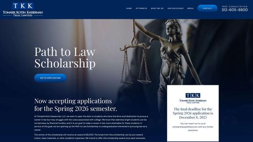 Tomasik Kotin Kasserman, LLC Path to Law Scholarship